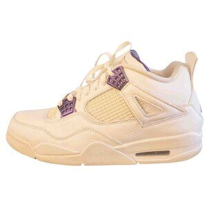 Nike Air Jordan 4 Retro Mid Purple Metallic (CT8527-115) White Sz 8.5
